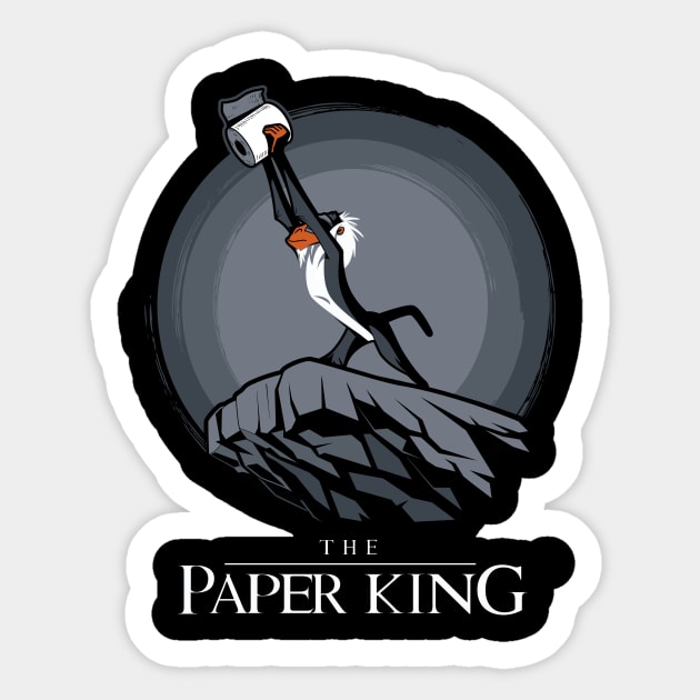 The Paper King Sticker by JayHai